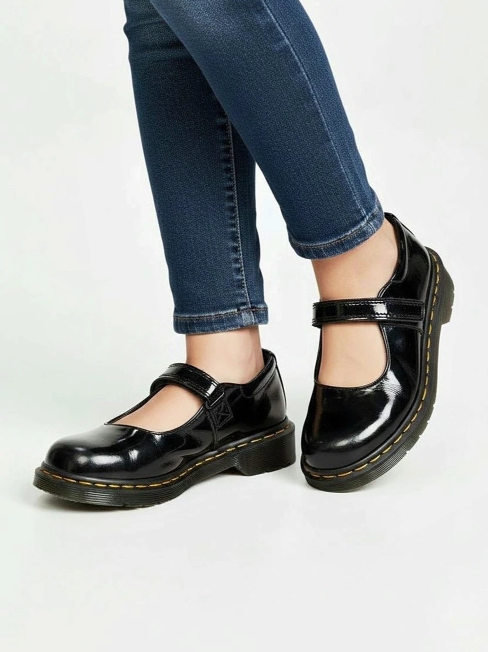 Dr. Martens Maccy Patent Leather Mary Jane Shoes – Kids Size 3